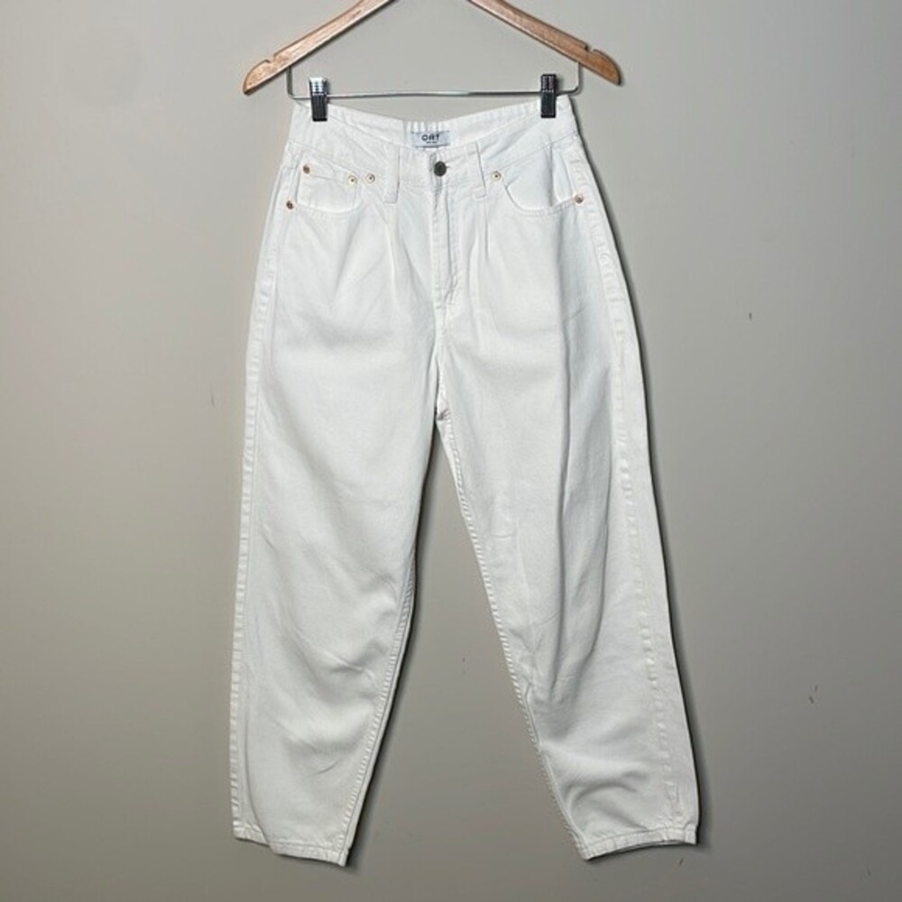 OAT New York White High Rise Jeans Size 27